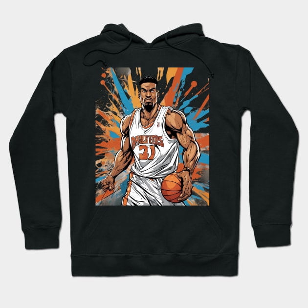 best basketball player Hoodie by animegirlnft